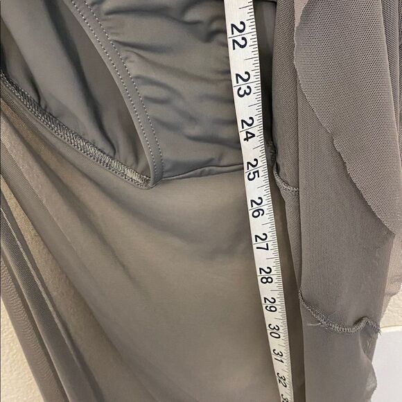 WEISSMAN Dance costume lyrical gray mesh dress Beneath Your Beautiful 12437 LC - Picture 9 of 13